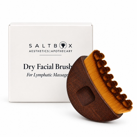 Saltbox Dry Facial Brush for Lymphatic Massage
