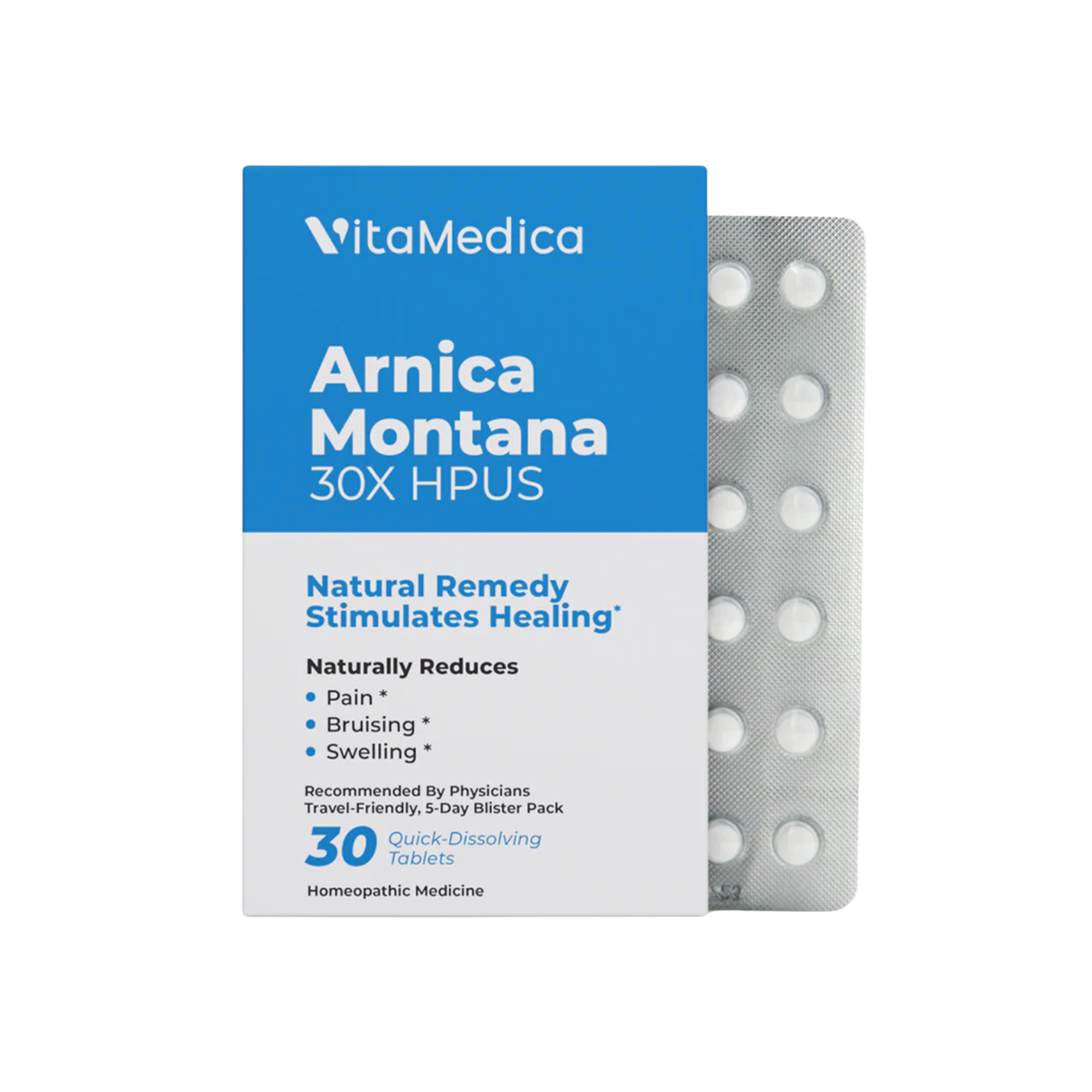 VitaMedica Arnica Blister Pack | Saltbox Aesthetics in Dallas, TX